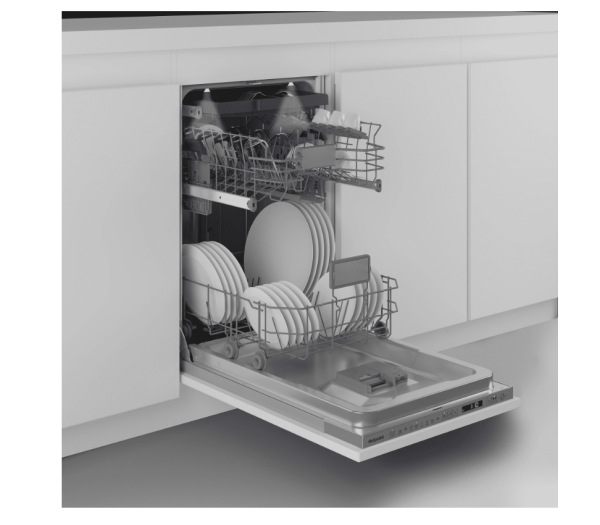 Qabyuyan maşın quraşdırılan Hotpoint HIS 2D85 DWT