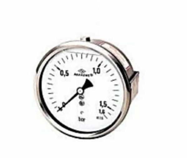 Manometr qliserinli (0-1,6 bar 63 mm 1/4" arxa bağlantı) Pakkens 0631001203
