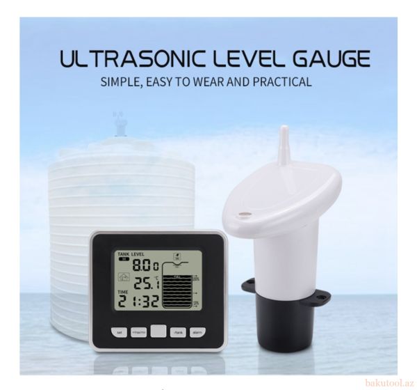 Su səviyyəsini ölçən cihaz ultrasəsli TS FT-002, BT
