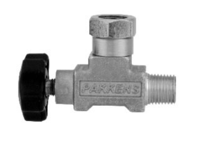 Двухходовой кран для манометра Pakkens PN 250 нержавеющая сталь G1/4" 91043311100