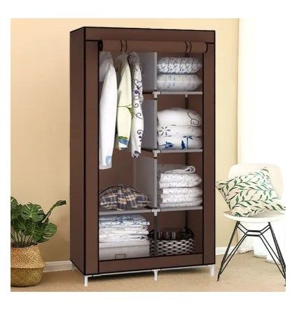 Шкаф тканевый складной Storage Wardrobe 2 секции (106х45х170 см)