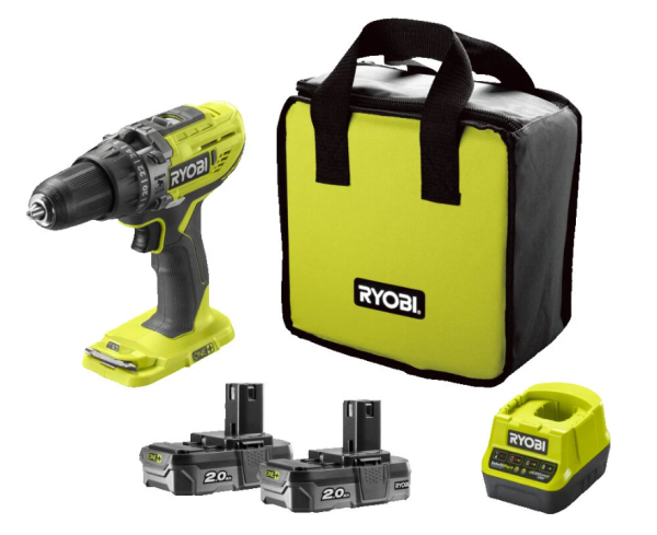 Дрель-шуруповерт ударная Ryobi ONE+ R18PD3-220S 5133003342