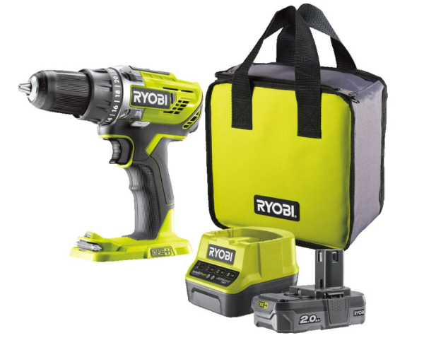 Дрель-шуруповерт компактная Ryobi ONE+ R18DD3-120S 5133003347