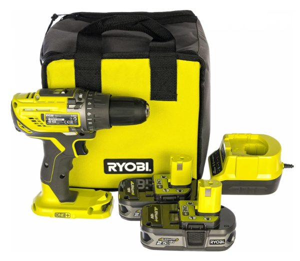 Дрель-шуруповерт Ryobi ONE+ R18DD3-225S 5133003349