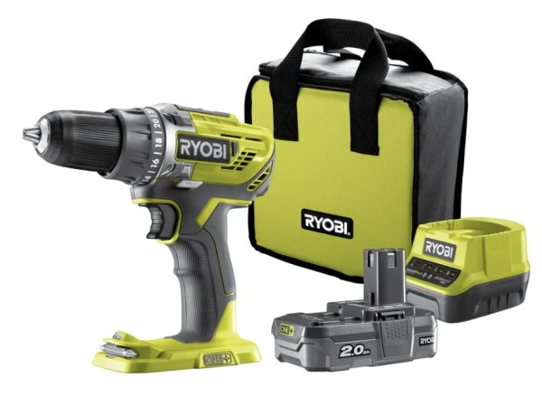 Дрель-шуруповерт компактная Ryobi ONE+ R18DD3-120S 5133003347