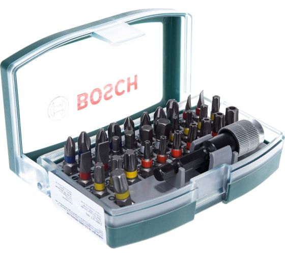 Набор бит Bosch COLORED 32 (2607017063)