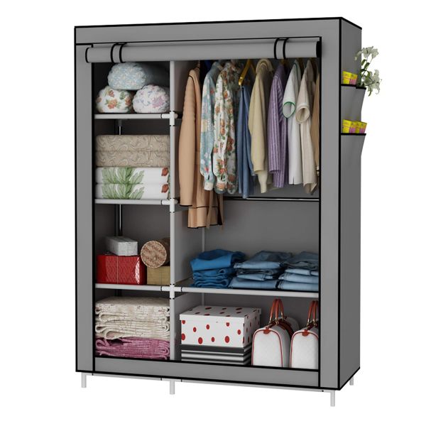 Шкаф тканевый складной Storage Wardrobe (105×45×175 см)