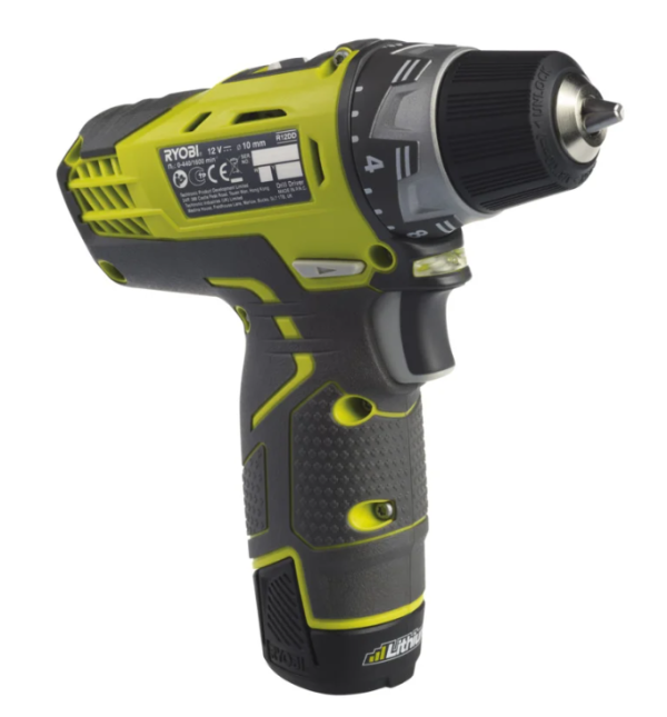 Дрель-шуруповерт аккумуляторная Ryobi R12DD-LL13S 5133001802