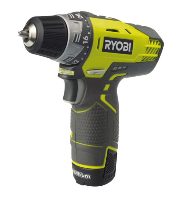 Дрель-шуруповерт аккумуляторная Ryobi R12DD-LL13S 5133001802