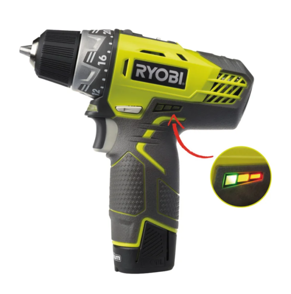 Дрель-шуруповерт аккумуляторная Ryobi R12DD-LL13S 5133001802