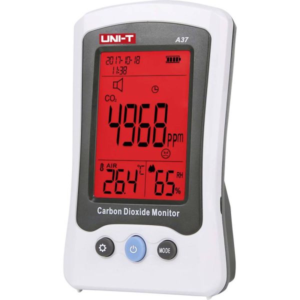 Цифровой детектор углекислого газа Carbon Dioxide Monitor CO2 UNI-T A37