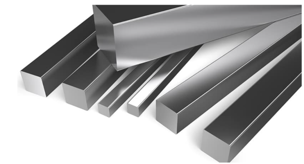 Kvadrat çubuq paslanmayan poladdan GP 55×55 kv.mm