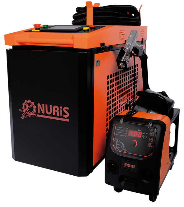 Pas təmizləyən su soyutmalı lazer qaynaq aparatı Nuriş NL1500W