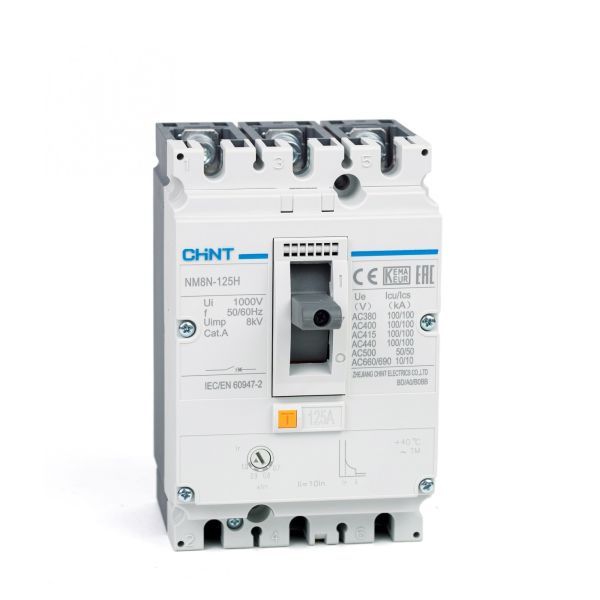 Выключатель автоматический NM8N-125S TM 125А 3P (CHINT) 271590