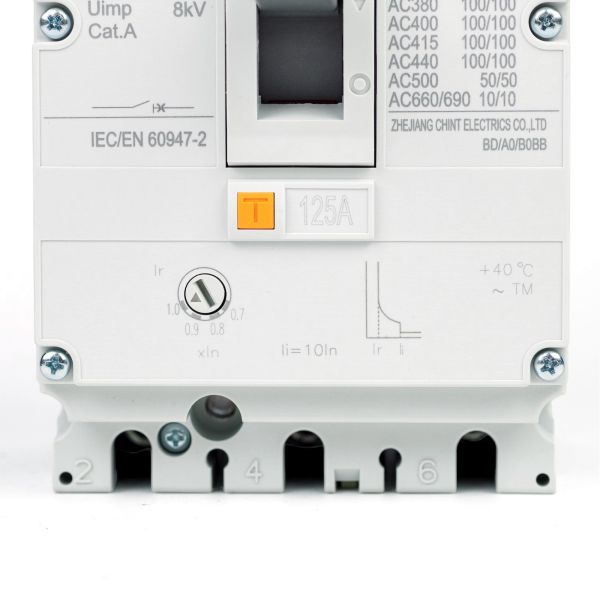 Выключатель автоматический NM8N-125S TM 125А 3P (CHINT) 271590