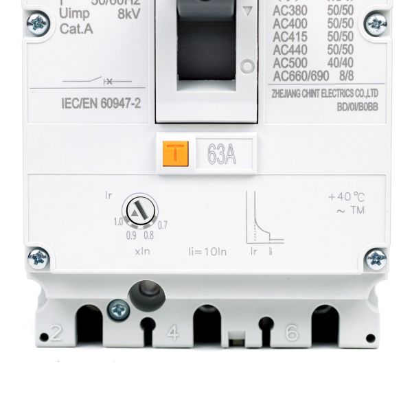 Выключатель автоматический NM8N-125S TM 63А 3P (CHINT) 271587