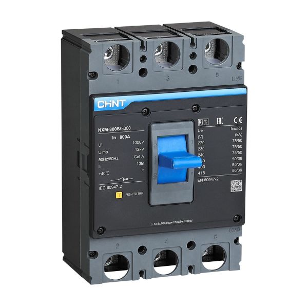 Аrvtomat açar NXM-800S/3Р 800A 50кА (CHINT) 131376