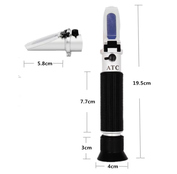 Рефрактометр для солёности воды ŞS RF006BX (0–10%, ATC)