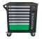 Alətlər üçün iş masası Rockforce, 7 bölməli / 274 ədəd / yaşıl, RF-55300
