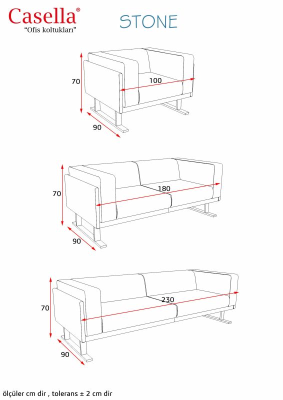 Divan ofis üçün Casella Stone 03