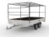 Прицеп двухосный (для автомобилей категории B) ŞS 031, 3010x1510x280 мм