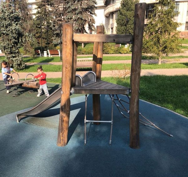 Горка с канатной сетью ŞS 017